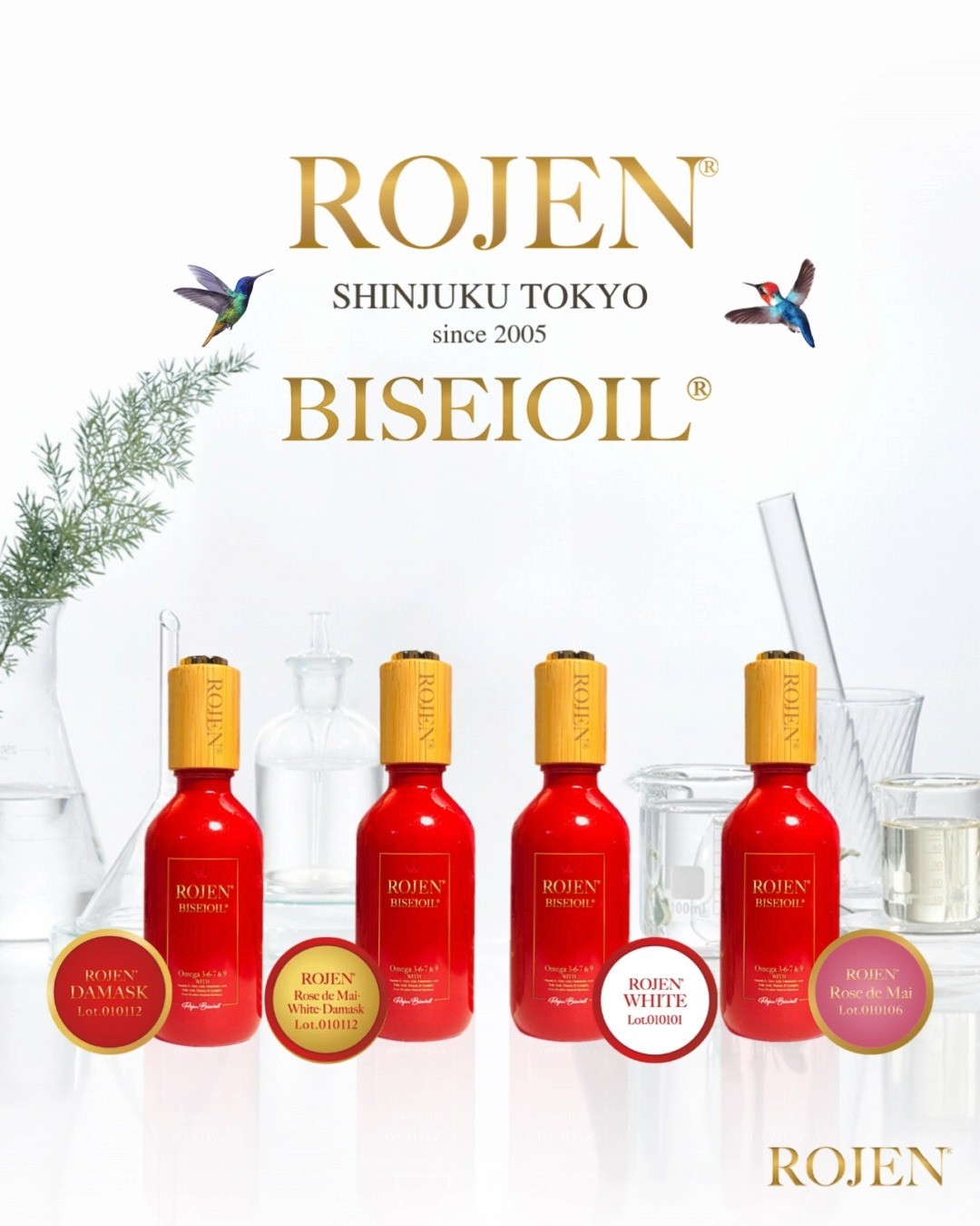 赤ちゃんから大人まで愛用できる 『安心オーガニック美肌栄養素が凝縮』されたROJEN®美整オイル
ROJEN公式サイト
🇯🇵日本
rojen.jp
スキンケアご購入ダイレクトページ
https://rojen.jp/bisei-oil/shop/
🇺🇸USA
rojenusa.com
ROJEN Organic Skincare
https://rojenusa.com/biseioil/