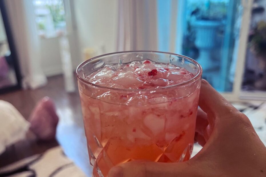 美帆先生の作るストロベリーカクテル