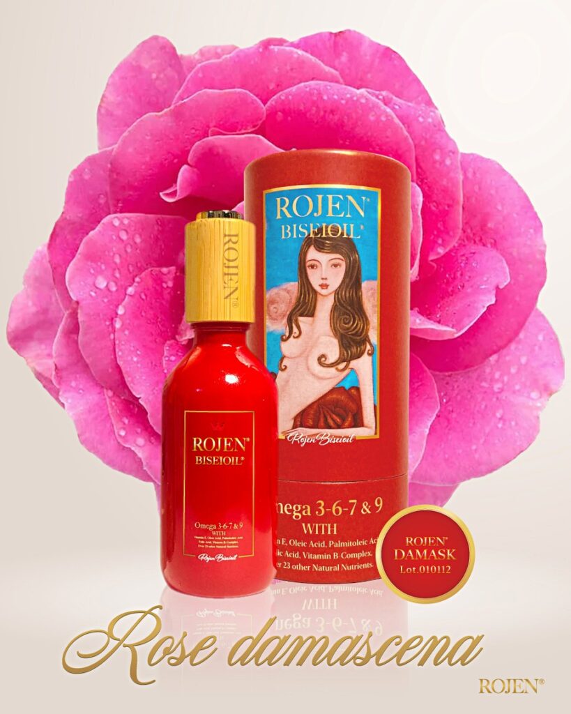 濃厚で甘く美しい芳香『香りの女王』ROJEN® 美整オイル ダマスクローズ