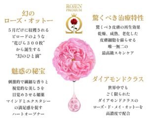 アメージングで濃厚な香と栄養素。幻のプロヴァンスローズ『魅惑の秘宝』ROJEN® 美整オイル ローズ・ド・メイ