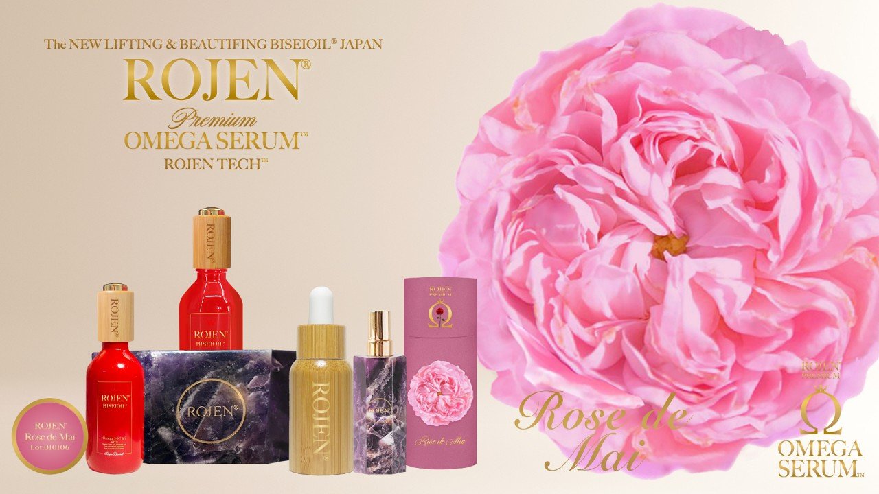 アメージングで濃厚な香と栄養素。幻のプロヴァンスローズ『魅惑の秘宝』ROJEN® 美整オイル ローズ・ド・メイシリーズ