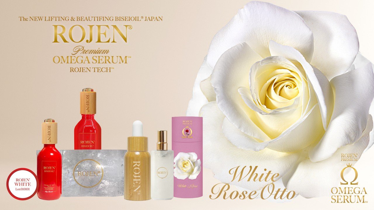 メラニン生成を抑えるパワー凝縮、超希少価値ブルガリア産『白き貴婦人』ROJEN® 美整オイル ホワイトローズシリーズ