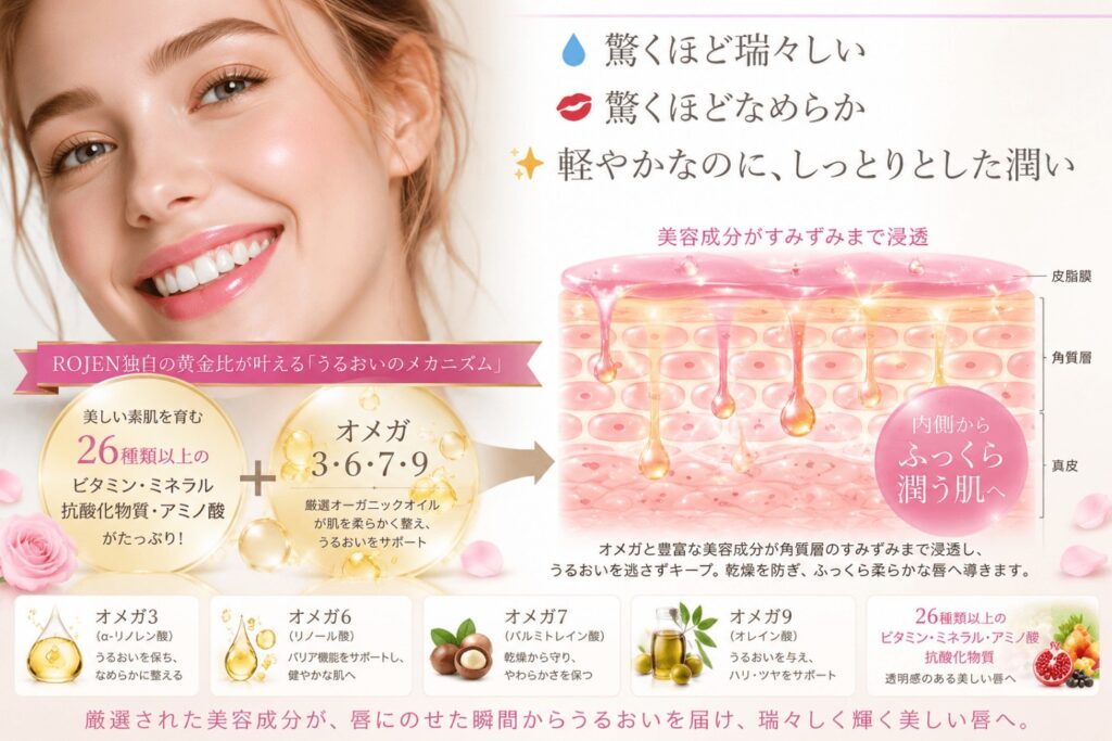 ROJEN®美整オイルリップクリーム